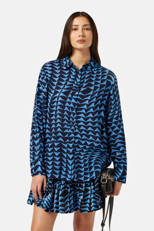 ŽENE - Košulje i bluze - Scotch & Soda košulja - Dugi rukav - Plava