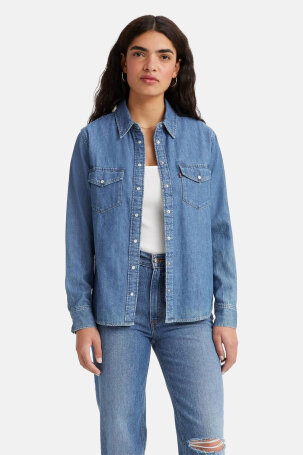 ŽENE - Košulje i bluze - Levi's traper košulja - Dugi rukav - Plava