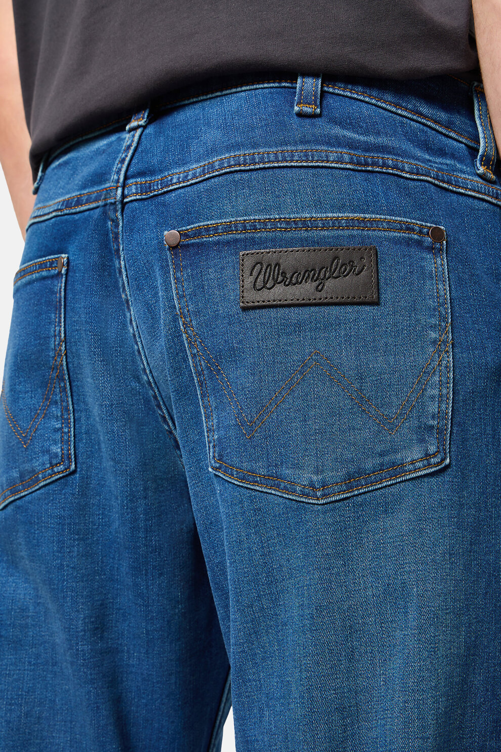 MUŠKARCI - Traperice - Wrangler Greensboro traperice - Plava - Straight