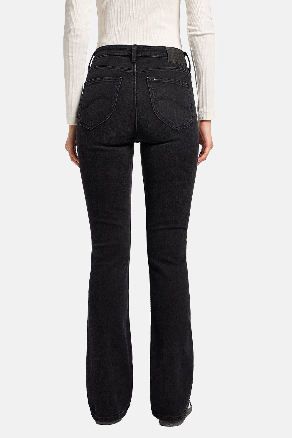 ŽENE - Traperice - Lee Breese Bootcut traperice - Crna - Flare