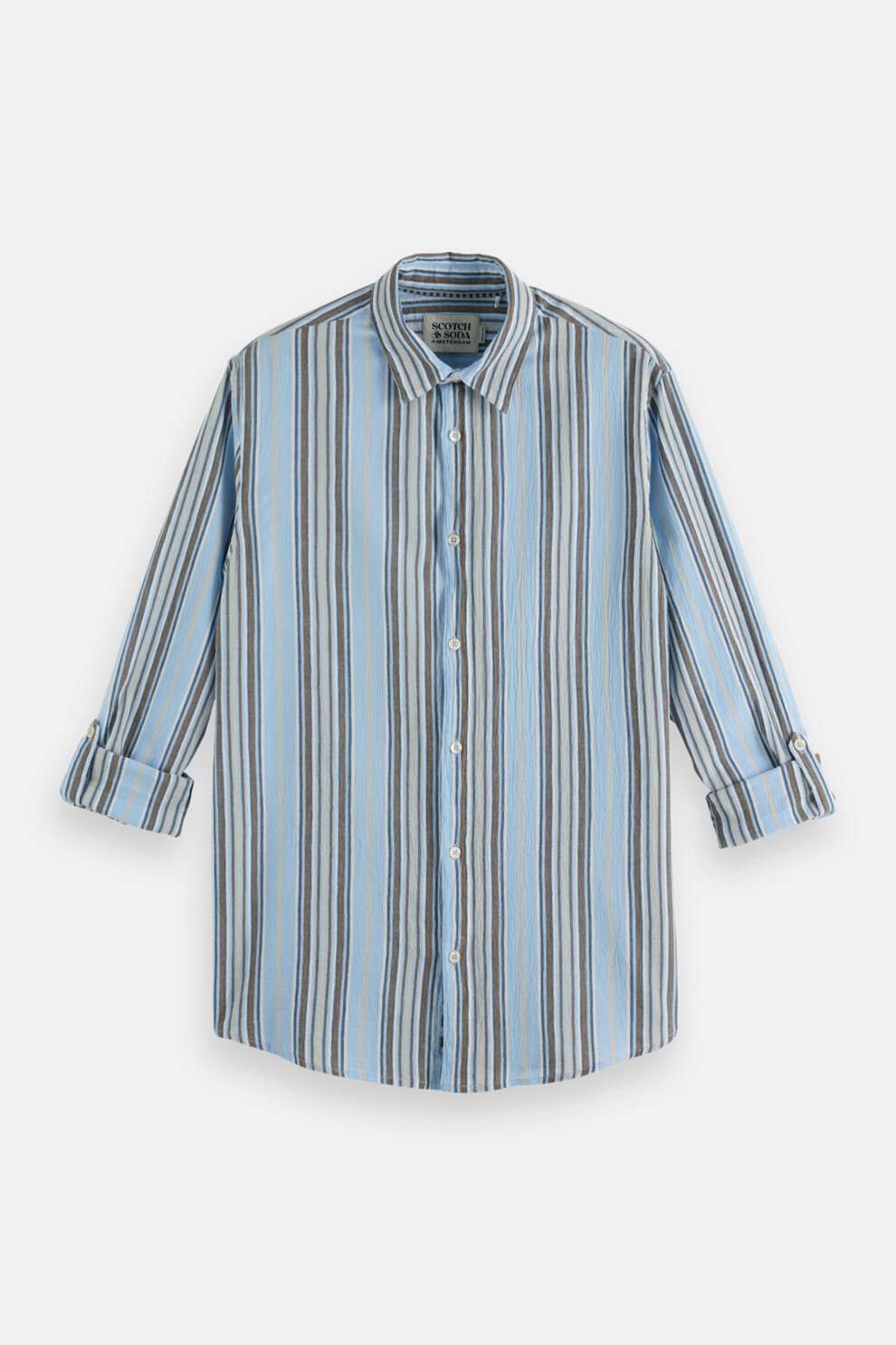 MUŠKARCI - Košulje - Scotch & Soda košulja - Dugi rukavi - Plava