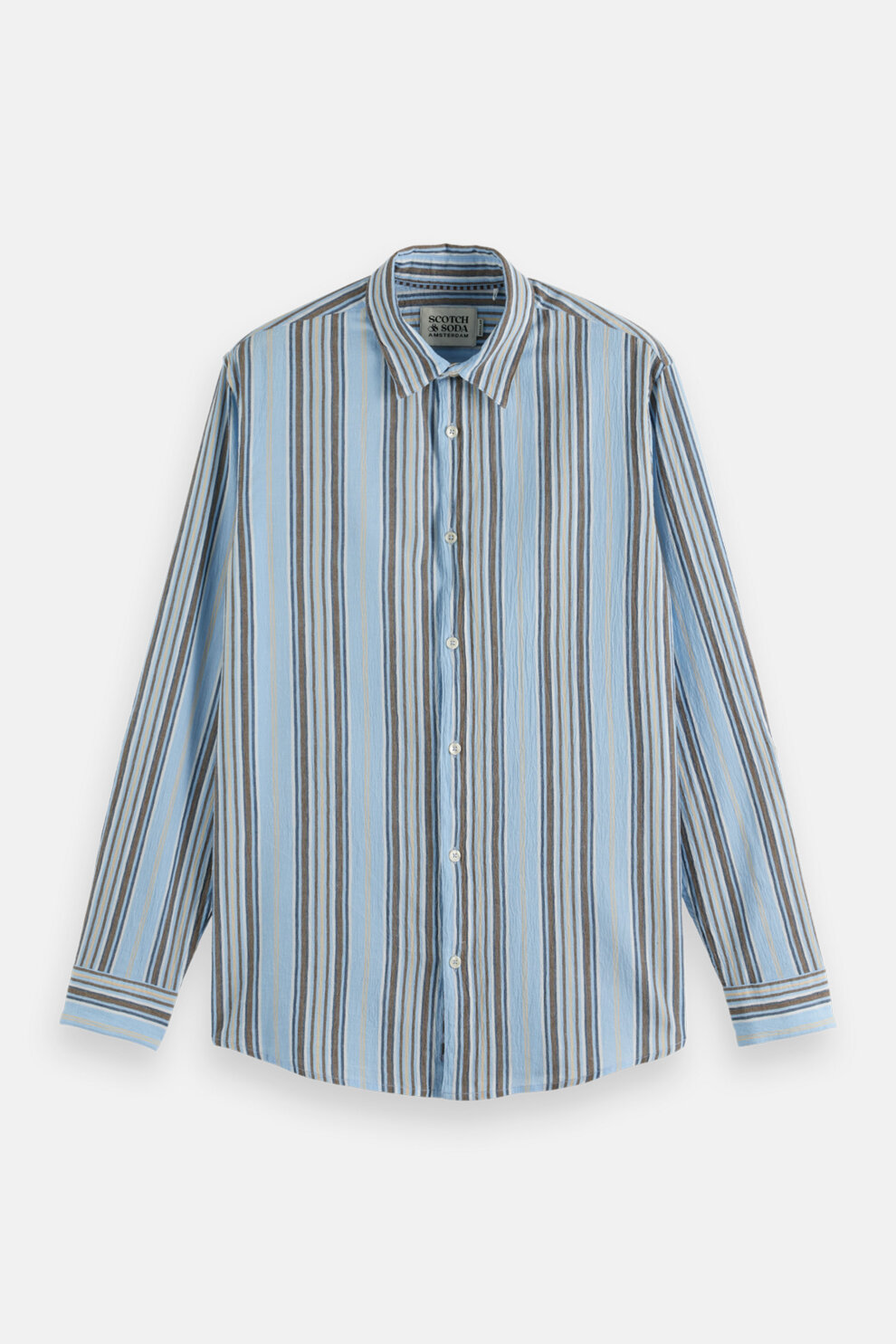 MUŠKARCI - Košulje - Scotch & Soda košulja - Dugi rukavi - Plava