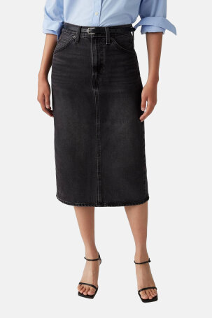 ŽENE - Suknje - Levi's traper suknja - Midi - Crna