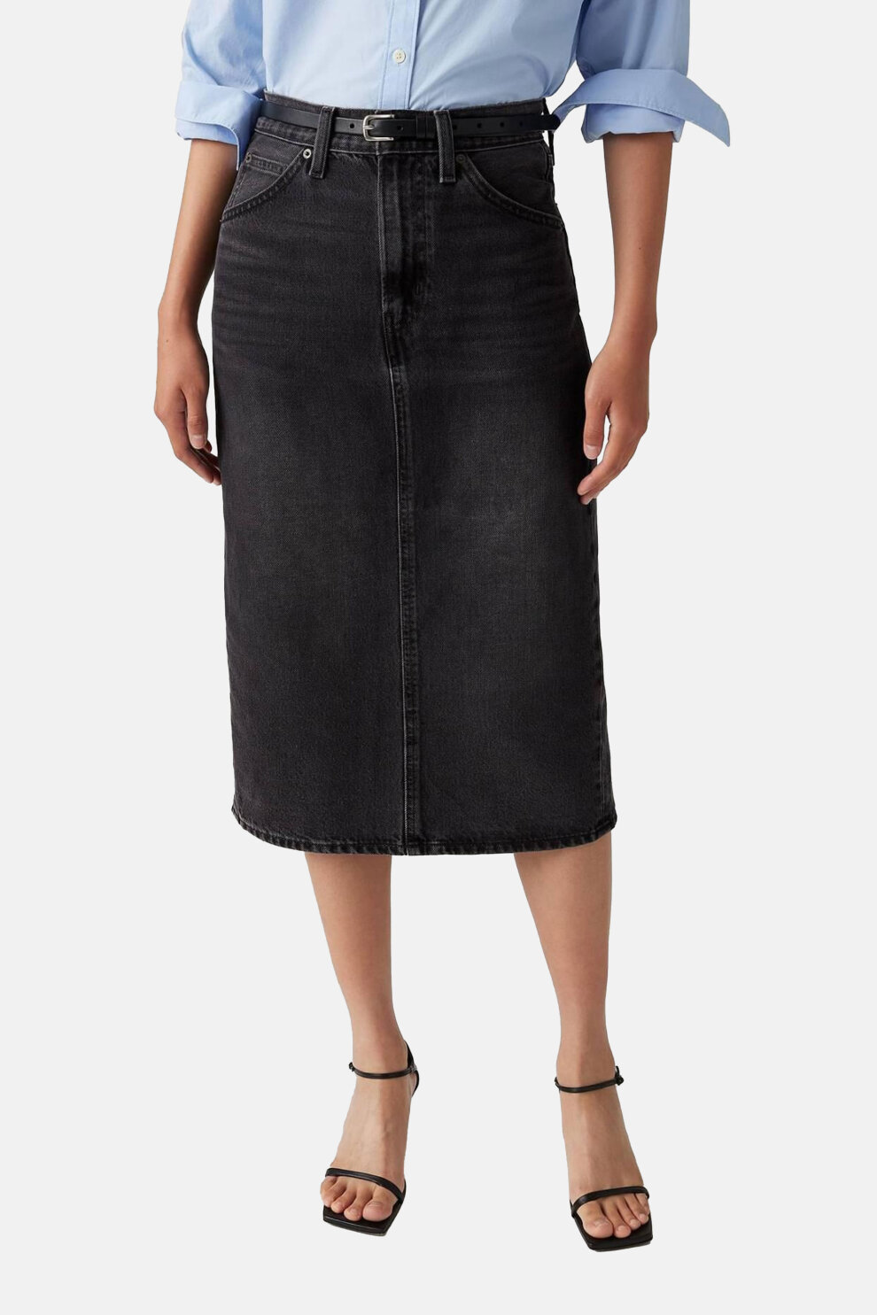 ŽENE - Suknje - Levi's traper suknja - Midi - Crna
