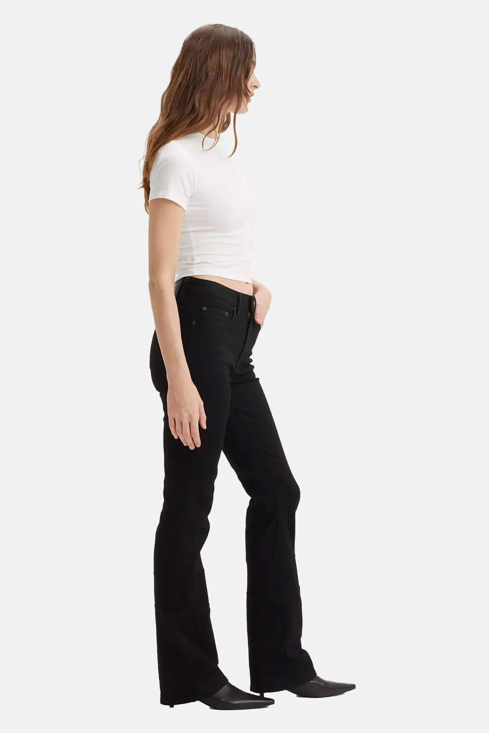 ŽENE - Traperice - Levi's 725 traperice - Crna - Flare