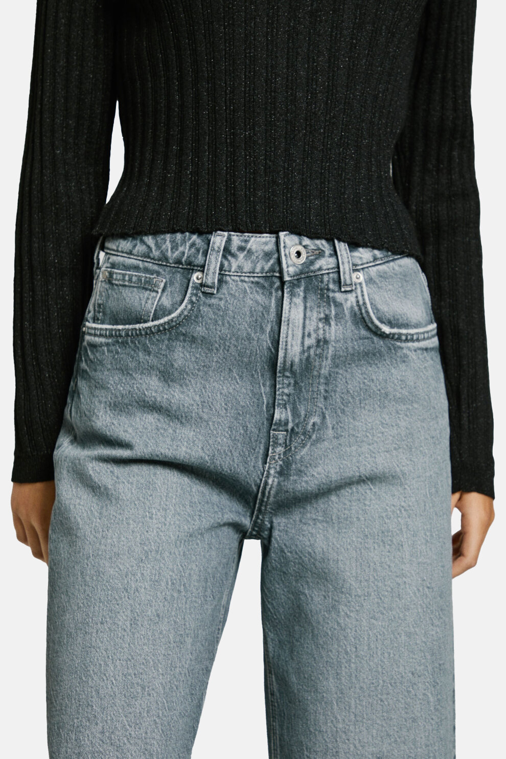 ŽENE - Traperice - Pepe Jeans Lexa Straight traperice - Siva - Straight