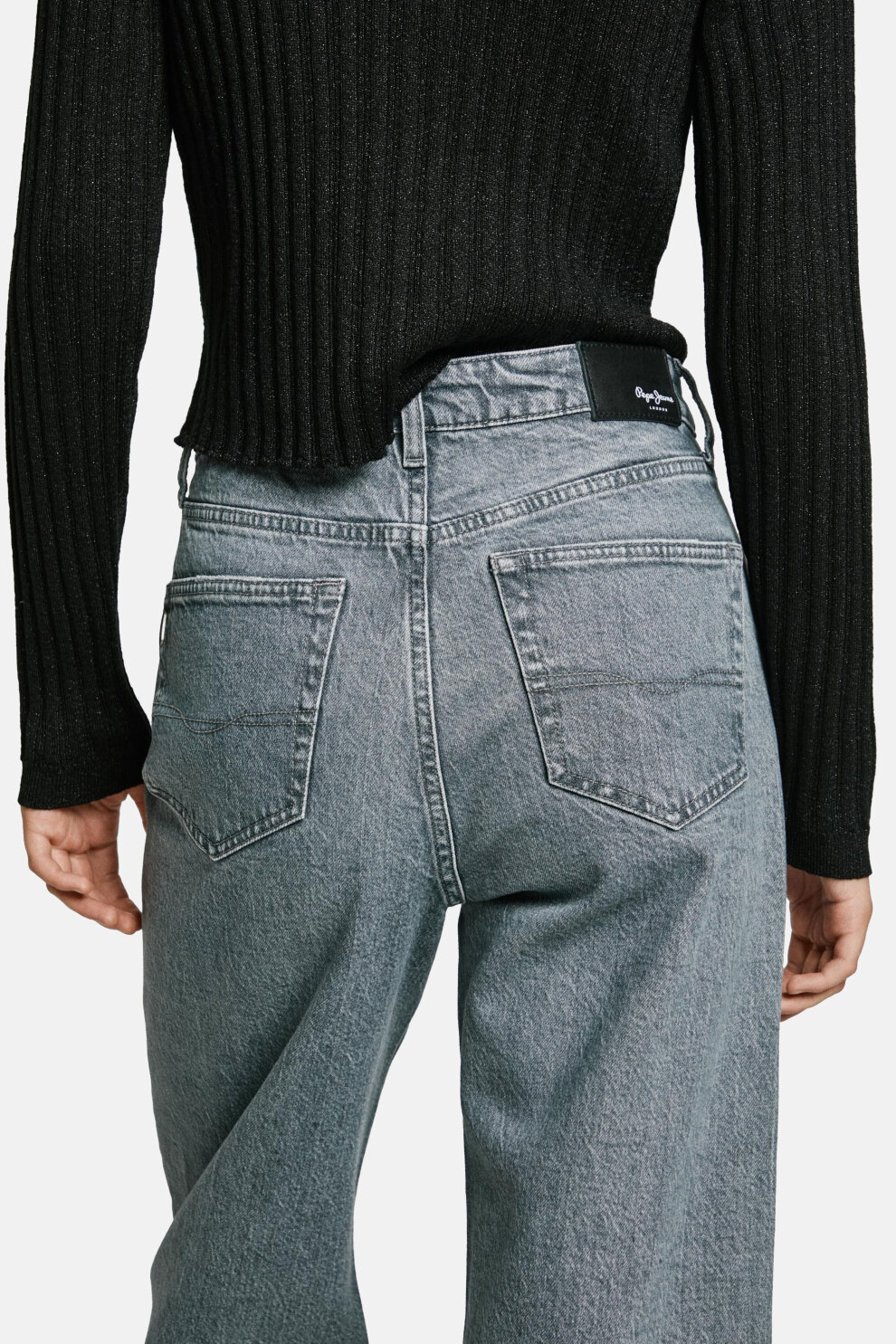 ŽENE - Traperice - Pepe Jeans Lexa Straight traperice - Siva - Straight