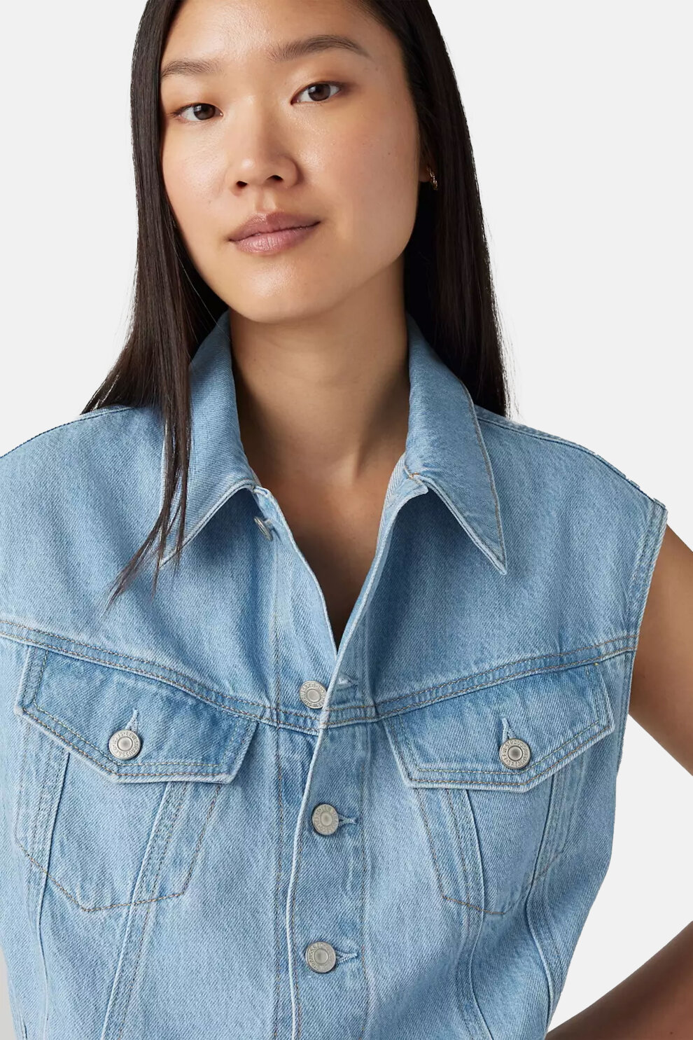 ŽENE - Haljine - Levi's traper haljina - Midi - Plava