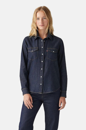 ŽENE - Košulje i bluze - Levi's Iconic traper košulja - Dugi rukav - Plava