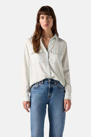 ŽENE - Košulje i bluze - Levi's Doreen košulja - Dugi rukav - Bijela