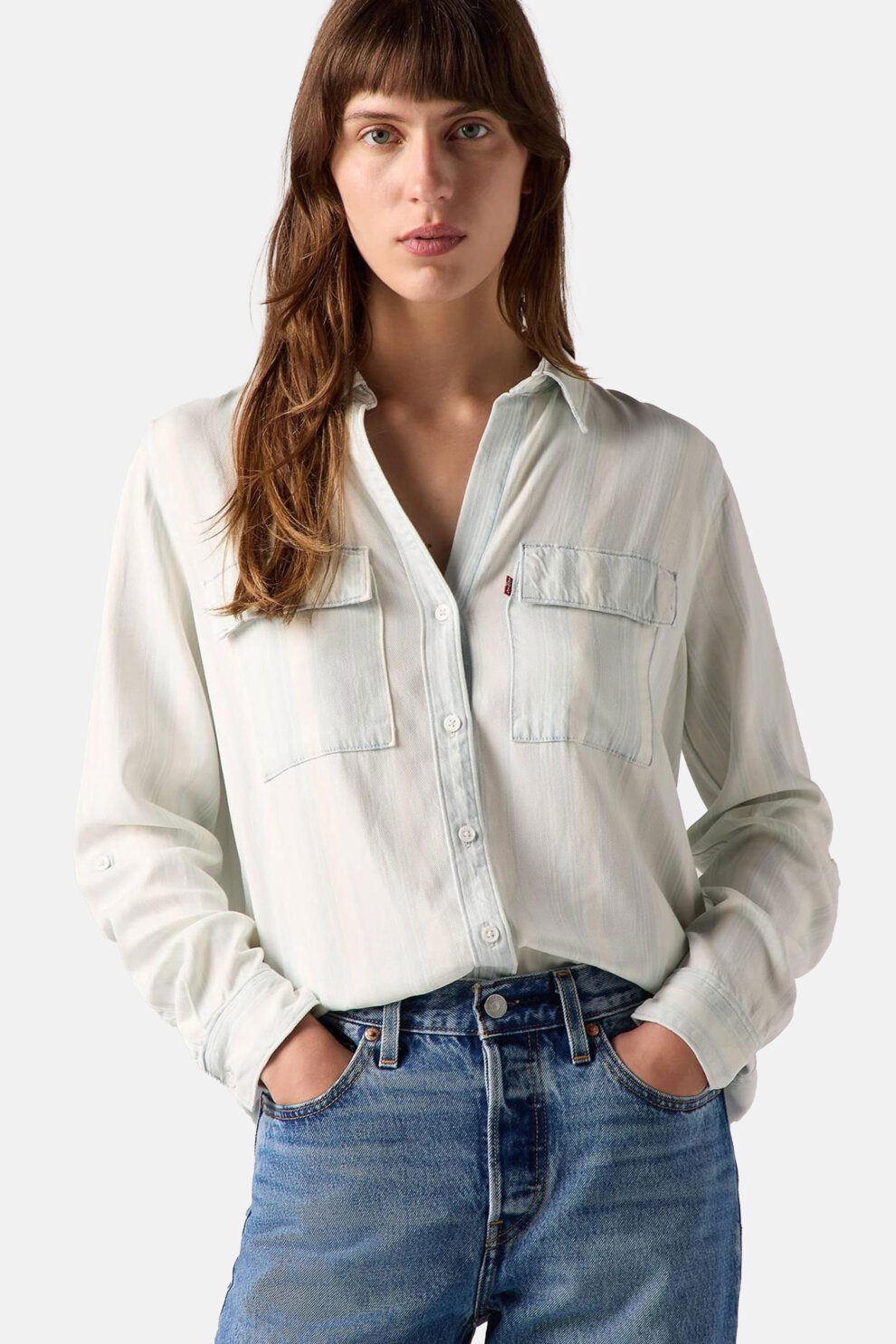 ŽENE - Košulje i bluze - Levi's Doreen košulja - Dugi rukav - Bijela