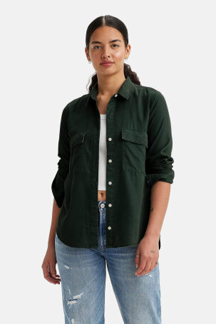 ŽENE - Košulje i bluze - Levi's Doreen košulja - Dugi rukav - Zelena