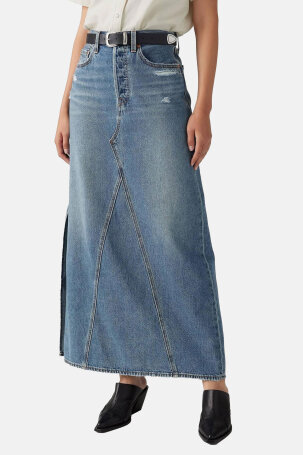 ŽENE - Suknje - Levi's Iconic traper suknja - Midi - Plava