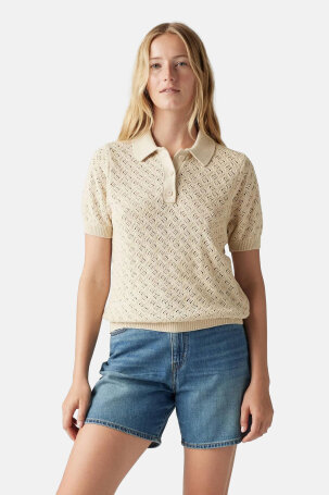ŽENE - Majice - Levi's polo majica - Kratki rukav - Bež