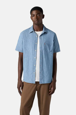 MUŠKARCI - Košulje - Levi's Sunset traper košulja - Kratki rukavi - Plava