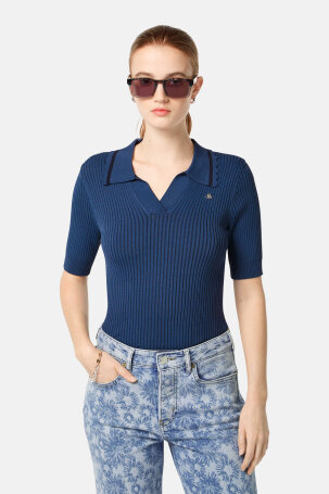 ŽENE - Majice - Scotch & Soda majica - Kratki rukav - Plava