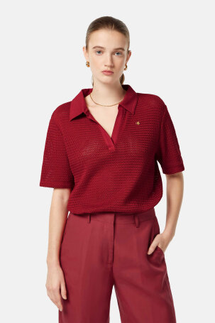 ŽENE - Majice - Scotch & Soda polo majica - Kratki rukav - Crvena