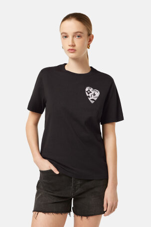 ŽENE - Majice - Scotch & Soda majica - Kratki rukav - Crna