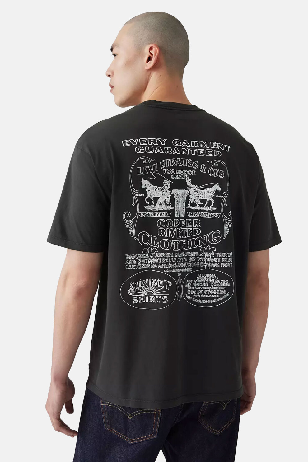 MUŠKARCI - Majice - Levi's majica - Kratki rukavi - Crna