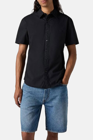 MUŠKARCI - Košulje - Levi's košulja - Kratki rukavi - Crna