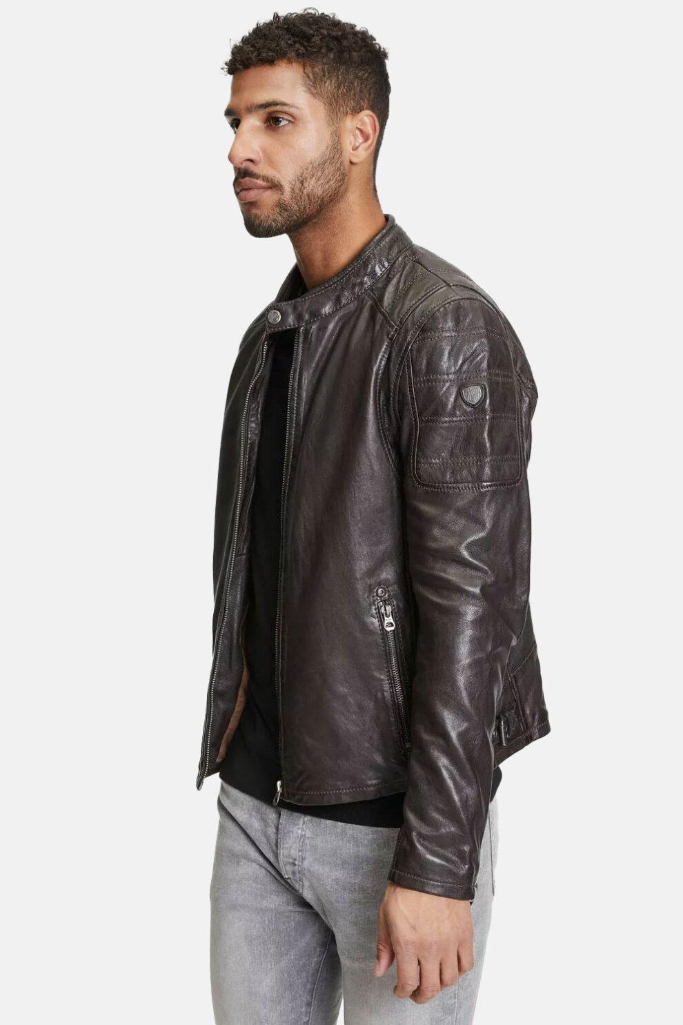 MUŠKARCI - Kožne jakne - Mauritius Rylo kožna jakna - Smeđa