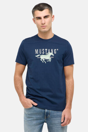 MUŠKARCI - Majice - Mustang majica - Kratki rukavi - Plava