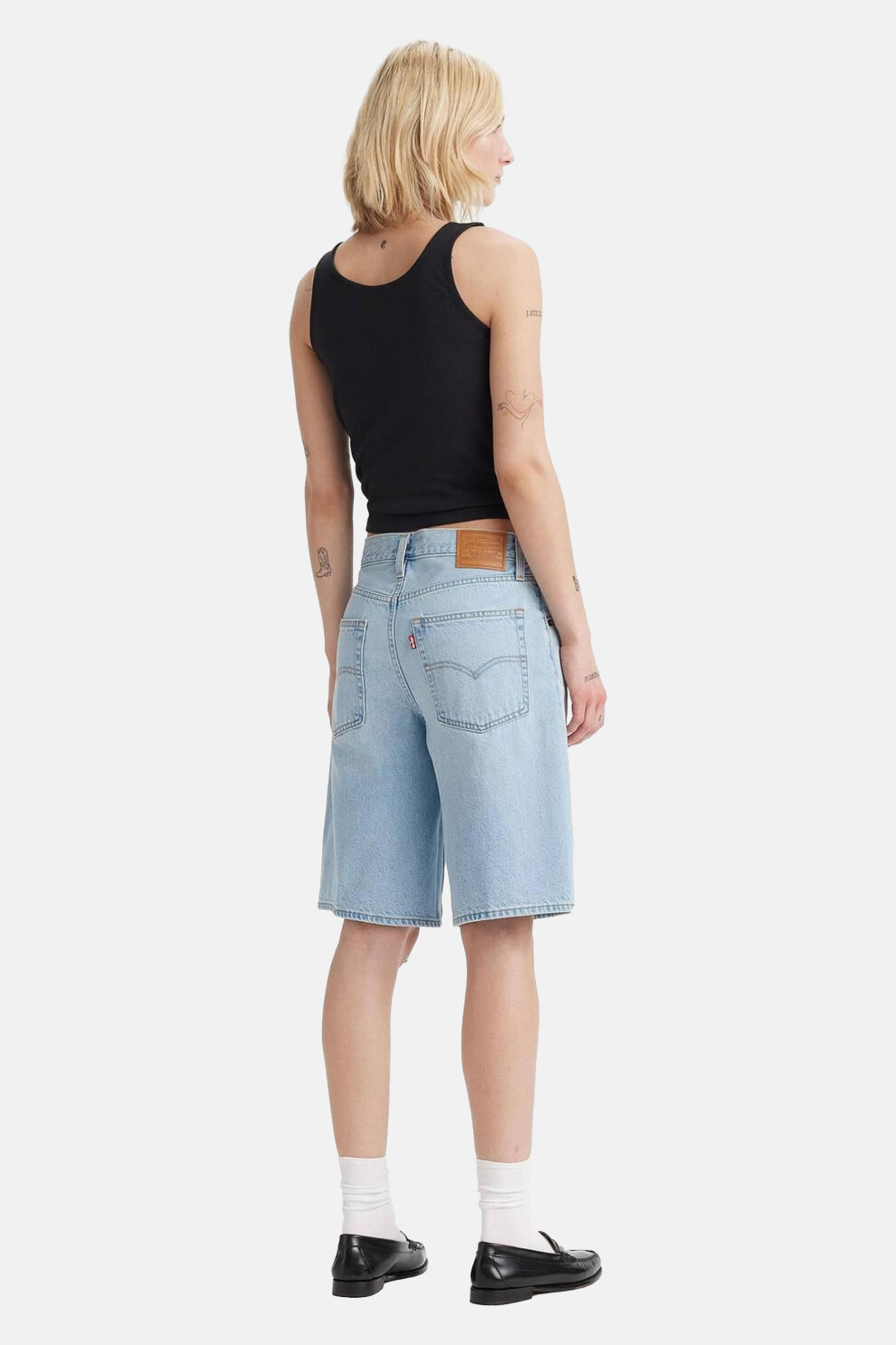 ŽENE - Kratke hlače - Levi's Baggy Dad Jort traper kratke hlače - Plava