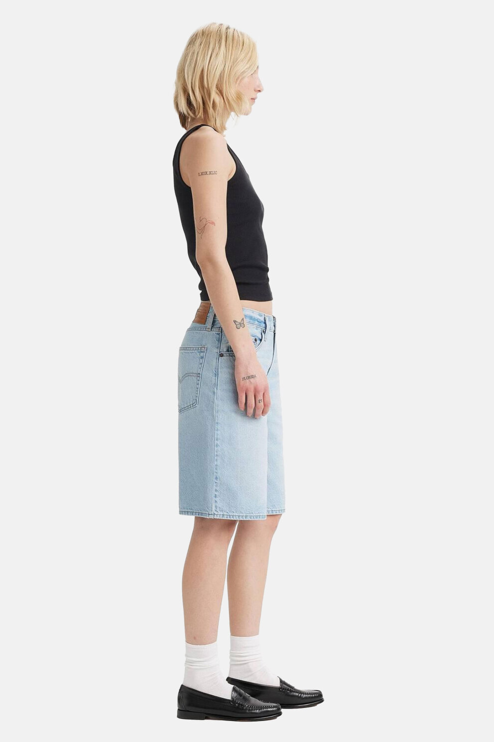 ŽENE - Kratke hlače - Levi's Baggy Dad Jort traper kratke hlače - Plava