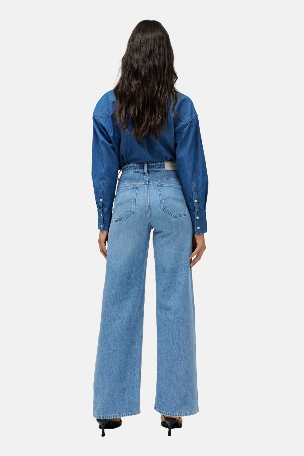 ŽENE - Traperice - Salsa Faith Push In Wide traperice - Plava - Fashion straight