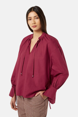 ŽENE - Košulje i bluze - Scotch & Soda bluza - Dugi rukav - Crvena