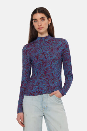 ŽENE - Majice - Scotch & Soda majica - Kratki rukav - Plava