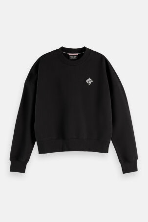 ŽENE - Majice - Scotch & Soda majica - Dugi rukav - Crna