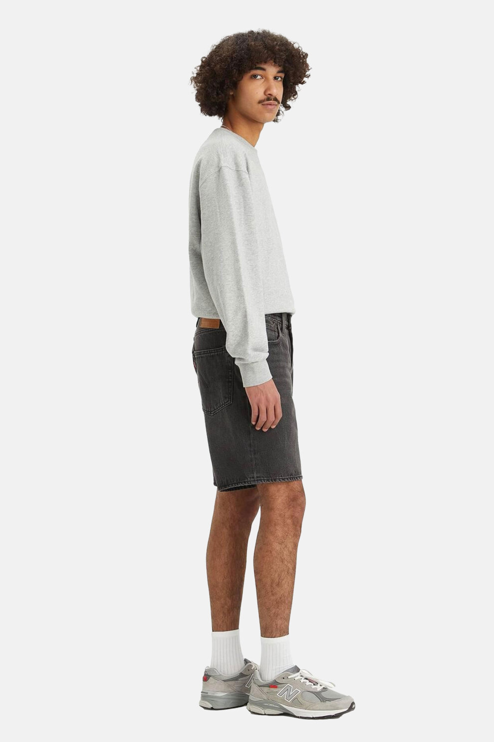 MUŠKARCI - Kratke hlače - Levi's 468 bermude - Crna
