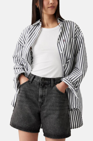 ŽENE - Kratke hlače - Levi's Baggy Short kratke hlače - Crna