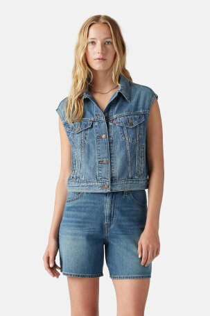 ŽENE - Jakne i kaputi - Levi's 90s traper prsluk - Prsluci - Plava