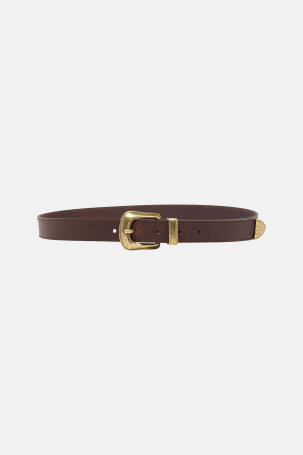 ŽENE - Remeni - Wrangler kožni remen - Smeđa