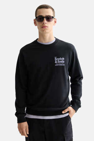 MUŠKARCI - Majice - Scotch & Soda majica - Dugi rukavi - Crna