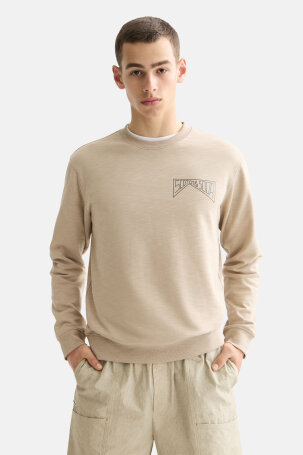 MUŠKARCI - Majice - Scotch & Soda majica - Dugi rukavi - Bež