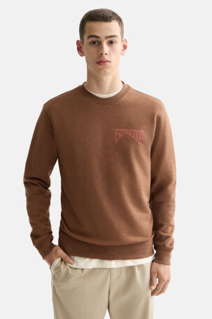 MUŠKARCI - Majice - Scotch & Soda majica - Dugi rukavi - Smeđa