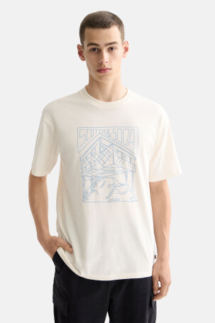 MUŠKARCI - Majice - Scotch & Soda majica - Kratki rukavi - Bijela