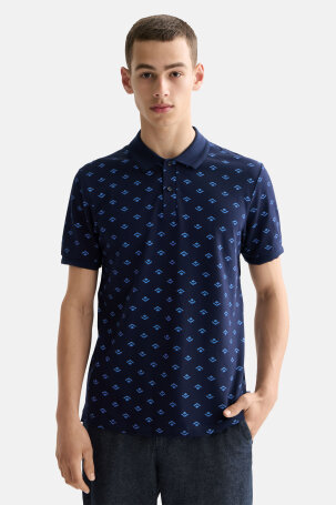 MUŠKARCI - Majice - Scotch & Soda polo majica - Kratki rukavi - Plava