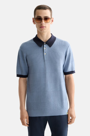 MUŠKARCI - Majice - Scotch & Soda polo majica - Kratki rukavi - Plava