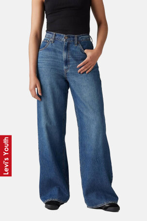 ŽENE - Traperice - Levi's Cinch Baggy traperice - Plava - Straight