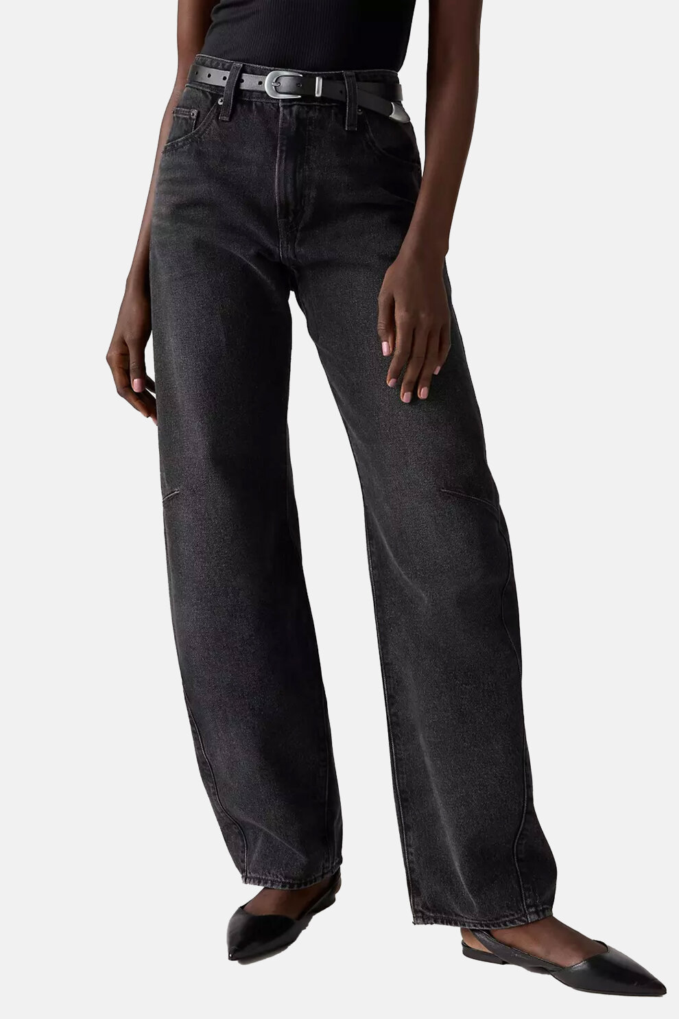 MUŠKARCI - Traperice - Levi's Baggy Dad Barrel traperice - Crna - Fashion straight