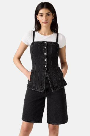 ŽENE - Jakne i kaputi - Levi's traper prsluk - Prsluci - Crna