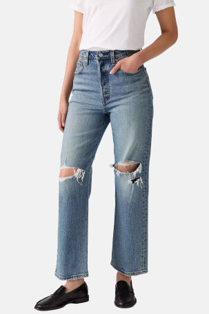 MUŠKARCI - Traperice - Levi's Ribcage Straight traperice - Plava - Slim