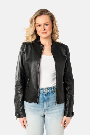 ŽENE - Kožne jakne - Mauritius Liliana kožna jakna - Crna