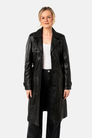 ŽENE - Kožne jakne - Mauritius Liya kožna jakna - Crna