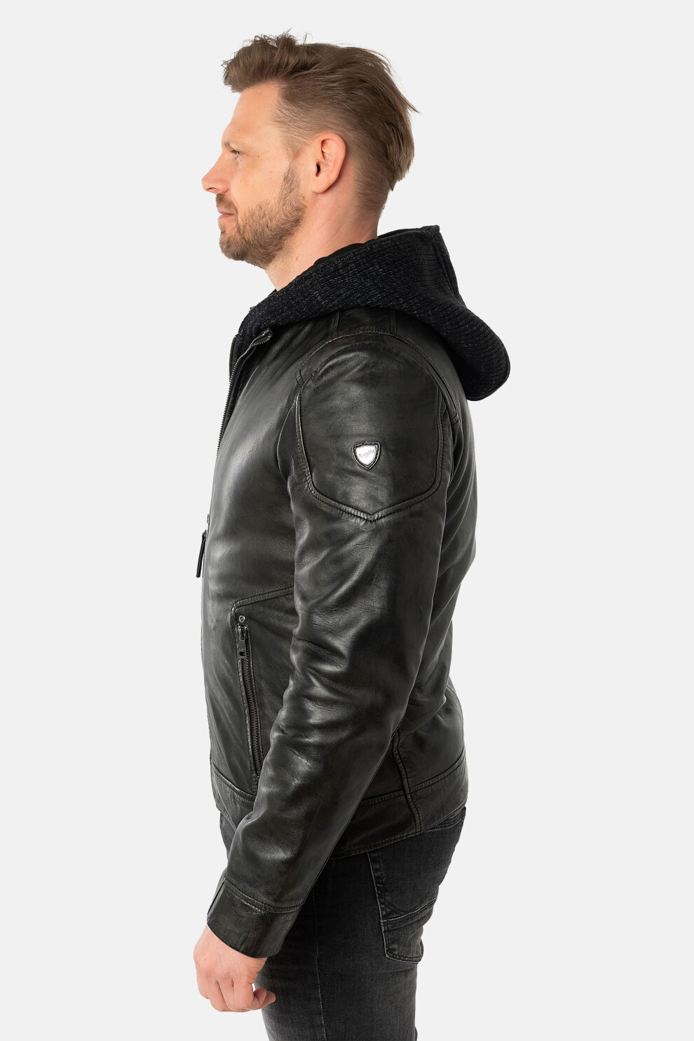 MUŠKARCI - Kožne jakne - Mauritius Cholly kožna jakna - Siva