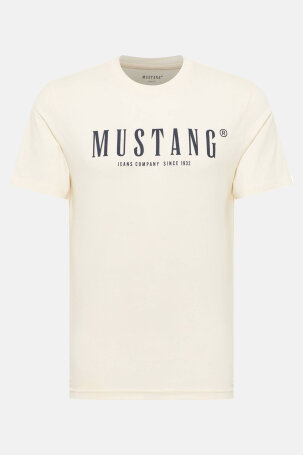 MUŠKARCI - Majice - Mustang Austin majica - Kratki rukavi - Bijela